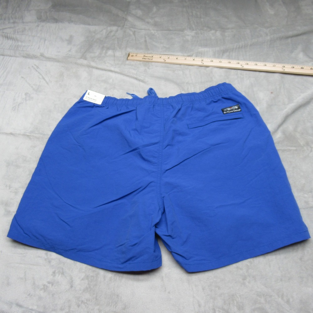 Alpine Design Shorts Mens Large Blue 5" Pull On Mesh Liner Drawstring $48‎ NEW